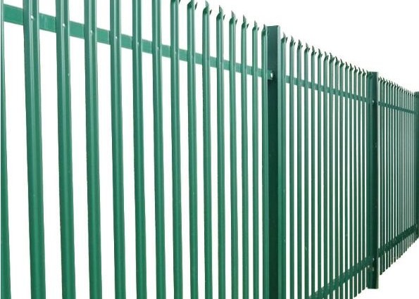 2.1m Steel Palisade Fence Panels , W Section Palisade Security Fence