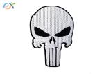 Rectangle Shape Custom Motorcycle Jacket Patches Embroidered Logo Polyester