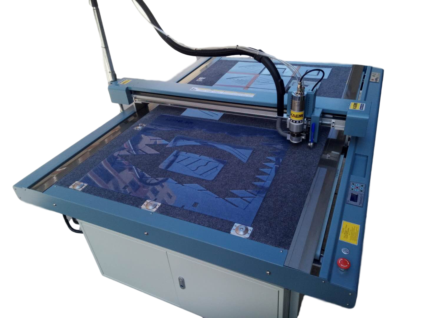 Pvc Pet Acrylic Epoxy Resin Template Cutter Machine 1-6mm Apparel Milling 1800mm/s