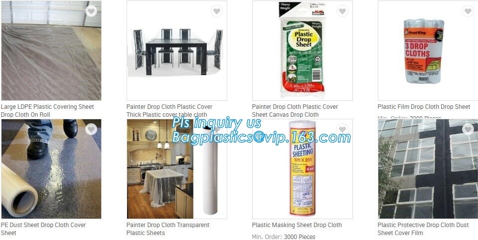 Customized Square Bottom or Side Guesst Plastic Protective Pallet Covers, 4 Mil Dust proof Clear Pallet Covers, BAGPLAST
