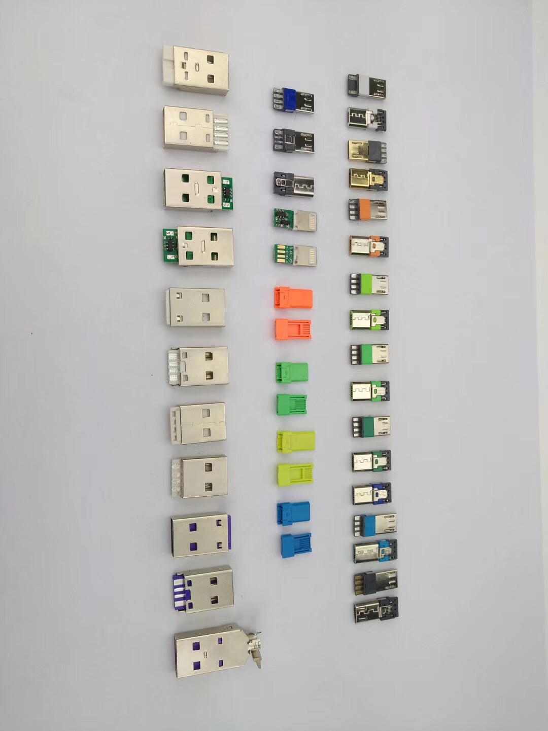 Male 3.1 Usb Type C Connector For Cellphone And Computer Charging