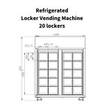 Free Match Smart Locker Vending Machine For Farm Products Fresh Fruits Locker