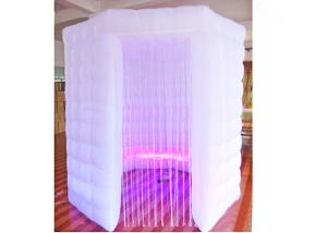 Customized Inflatable Trade Show Booth , LED lighting Inflatable Photo Studio