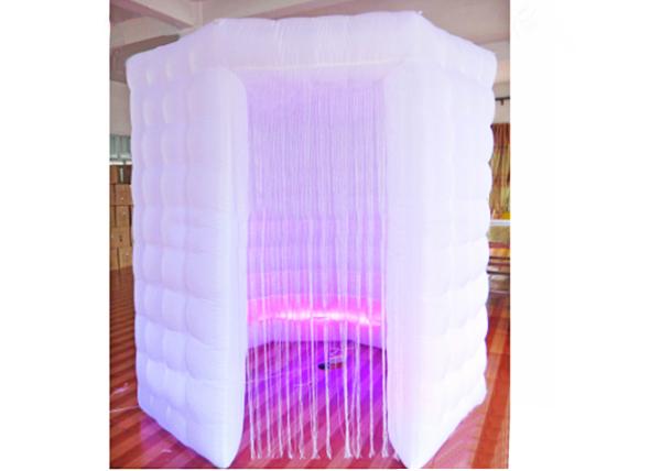Quality Customized Inflatable Trade Show Booth , LED lighting Inflatable Photo Studio for sale