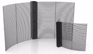 Energy Saving Led See Through Screen Wall 800W/ M2 5000cd