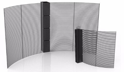 Quality Energy Saving Led See Through Screen Wall 800W/ M2 5000cd for sale