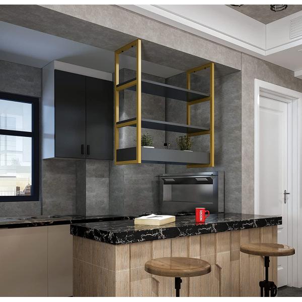 5mm Thickness Steel Q235 Ladder Style Ceiling Mounted Floating Shelf Brackets