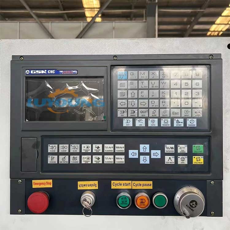 Small Cnc Lathe Machine Ck0640 Flat Bed Lathes Gang Type Tool Holder Hydraulic