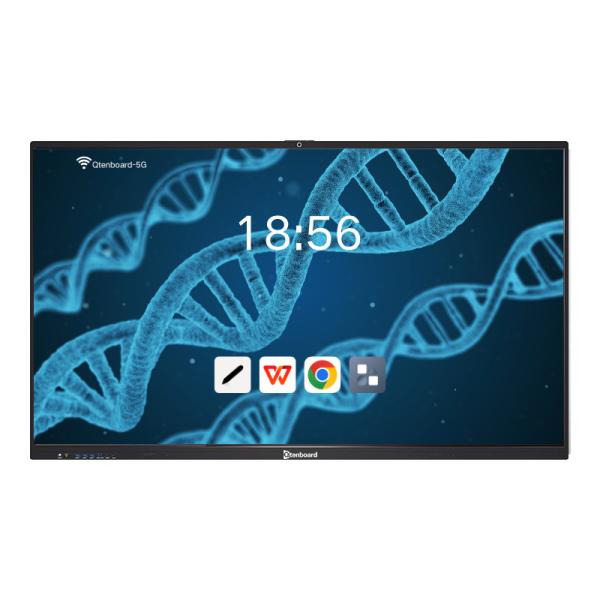 Quality 4K 50 Point Touch Screen 1MM Zero Bond Tempered Glass Interactive White Board for sale