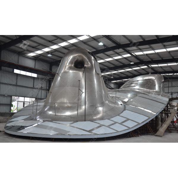 High Mirror Polished Stainless Steel Facade Hand Forging Discovery Slides