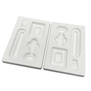 China Disposable Wet Press Pulp Tray , Recycled Bagasse Custom Molded Pulp wholesale