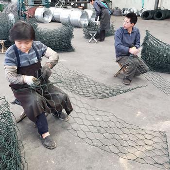 Quality 1*1*2m Size Rete Metallica Gabion Mesh Wall Reservoir Embankment Reinforcement High Strength Resistant Mesh for sale