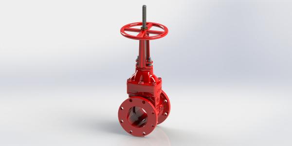 Quality Resilient Seated UL FM Gate Valve With FBE Coated Light Operation Torque for sale