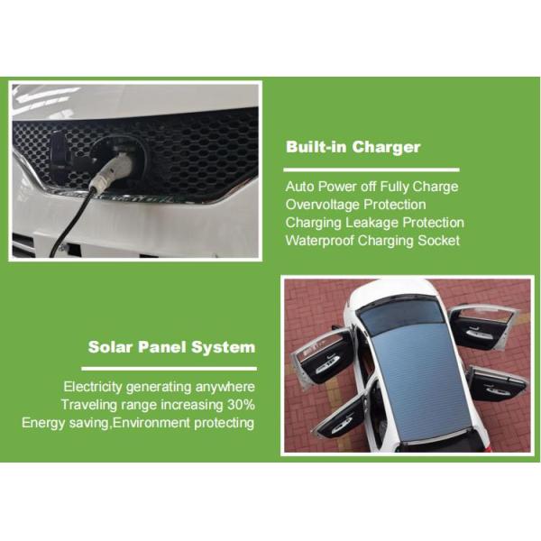 120AH lithium battery car new energy electric vehicle solar car with air conditioner