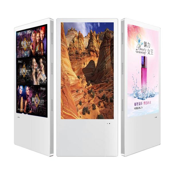 Quality 21.5 inch high brightness 350cd/m2  wall mounted indoor digital signage player LCD display screen for the window facing for sale