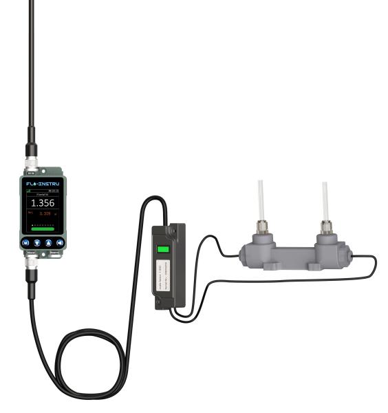 Quality TM605P In-Line Accurate and Fast Response Time Clip On Ultrasonic Flow Meter for sale