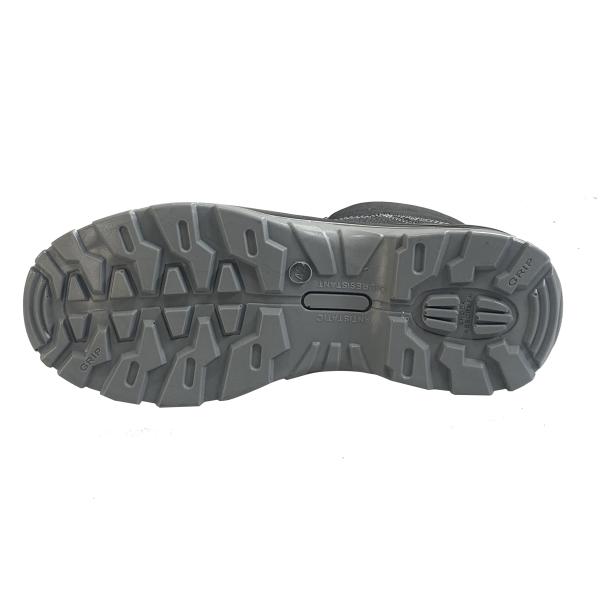 Men Women PU Injection Embossed Leather Lining Mesh PU Sole Safety Shoes With Puncture Resistant Work Boots