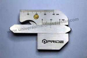 China 0 - 45mm Width Fillet Weld Gauge for Undercut Depth / Gap Size / Bevel Angle wholesale