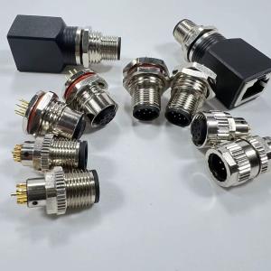 China Gold Plated Panel Mount Electrical Automotive Sensor Connectors For Harsh Environments wholesale