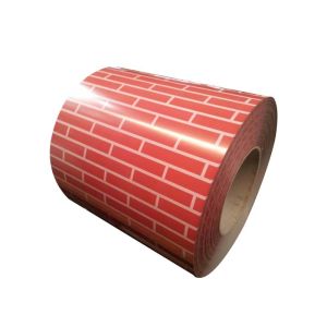 China Brick Pattern PPGI Prepainted Galvanized Steel Coil wholesale