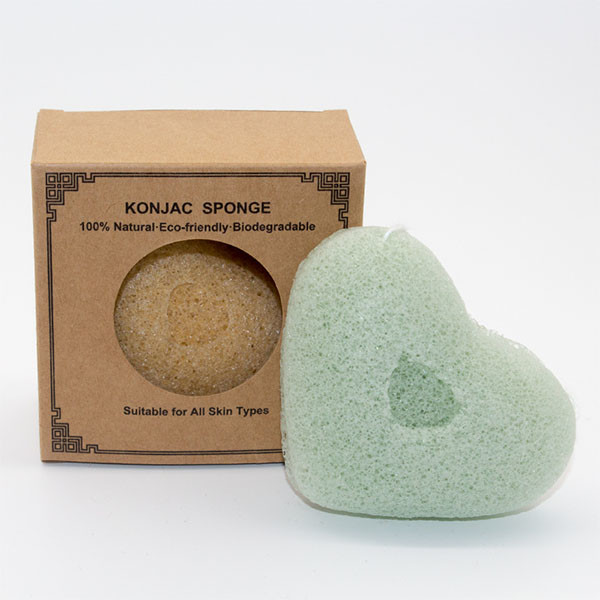 Vegan Konjac Gentle Skin Exfoliating Sponge Makeup Remover For Eczema Skin