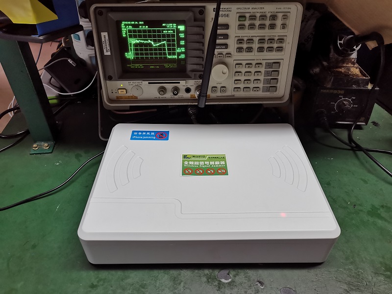 Desktop six band CDMA, GS, DCS, 3G, 4G Mobile Phone Signal Jammer WiFi wireless network jammer GPS positioning shielding