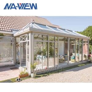Aluminium All Season Sunroom Addition Single Toughened Roof Glass