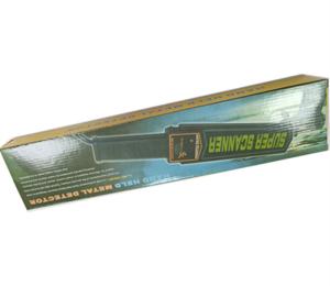 Waterproof 60mm Pin Hand Held Security Detector Metal For Hotel