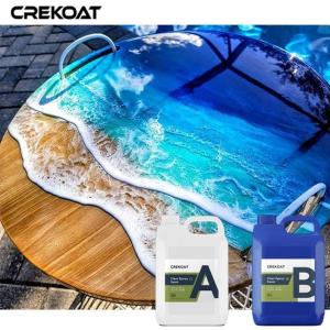 Non Yellowing Clear Epoxy Resin For Seamless Tabletops