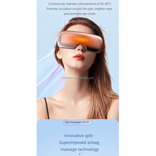 Electric Vibration Smart Eye Massager Heat Compression Eye Care Massager Fatigue Relief