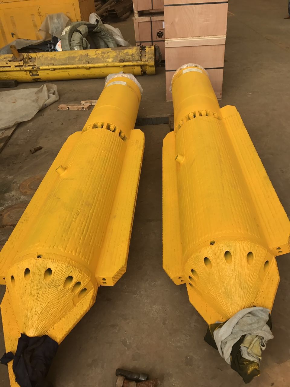 Qualified Electrical Vibro Pile Foundation Vibroflot 208kN Vibration Power