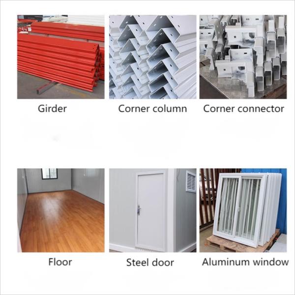40FT Expandable Container House with Full Bathroom and White or Customized Color