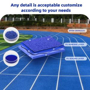 Durable Full PU Synthetic Track Premium Full Polyurethane Running Track for Professional Stadiums