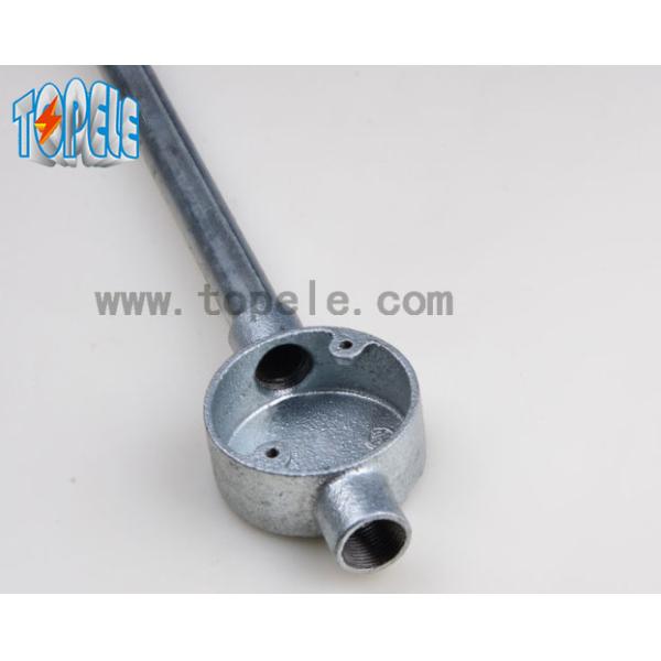 Electrical BS4568 Conduit Circular Through / Two Way Junction Box