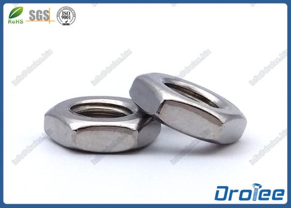 Quality 18-8/304 Stainless Steel Thin Hex Jam Nut for sale