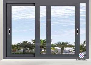 Residential 60 Series Aluminium Glass Sliding Windows With Mosquito Net