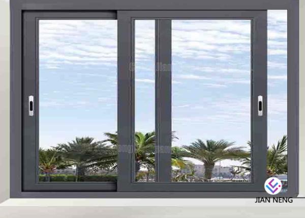 Quality Residential 60 Series Aluminium Glass Sliding Windows With Mosquito Net for sale