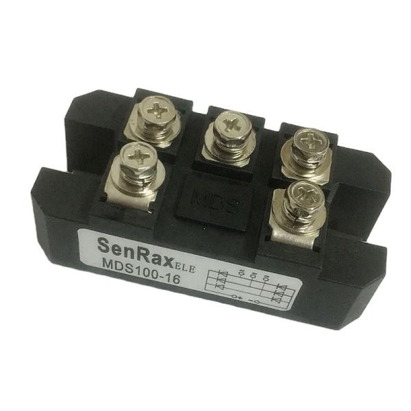 Quality 100A MDS100A 1600V  MDS100A-16 Three-Phase Rectifier Bridge Module Rectifier For Electroplating for sale