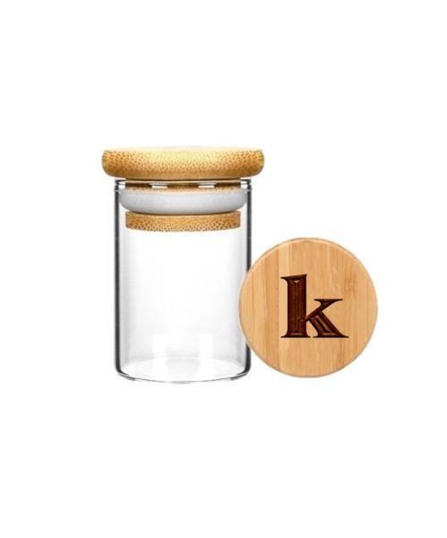 Quality Multiple Sizes Clear Glass Borosilicate Jar With Bamboo Silicone Sealed Lid  for sale