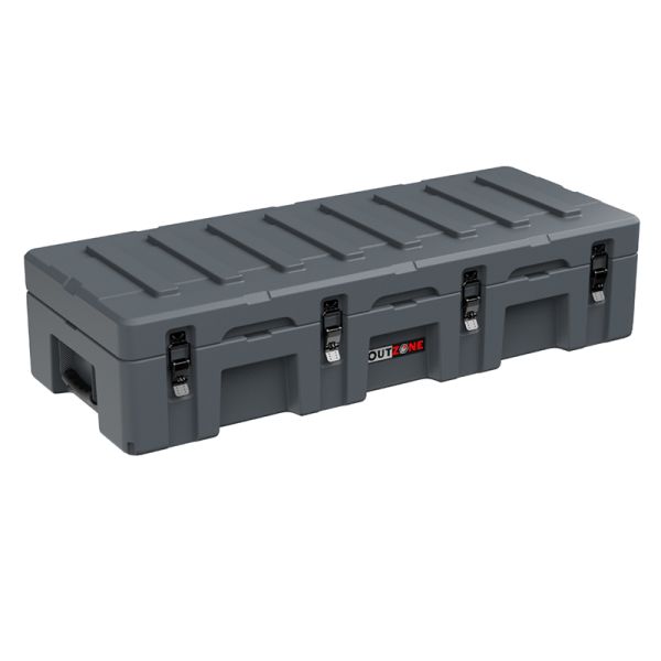 116L Low Profile Hard Plastic Rotomolding Tool Box Storage Case with Roof Luggage Rack Customizable ODM Cargo Housing