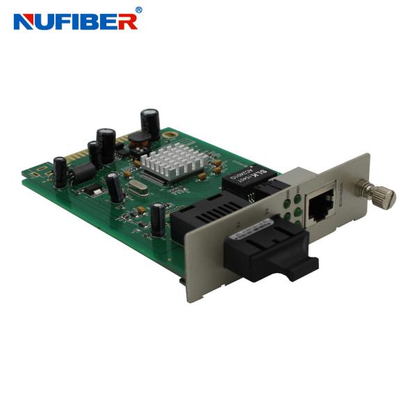 Quality 10 100 1000Mbps Fiber Media Converter Multimode TX to FX with LED Indicators for sale