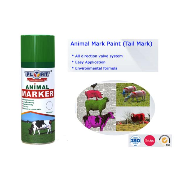 Farm Animal Marker Paint Fast Dry Good Luster Livestock Marking Spray Paint