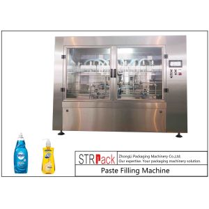 China High Accuracy Paste Filling Machine , Liquid Soap / Shampoo Filling Machine wholesale