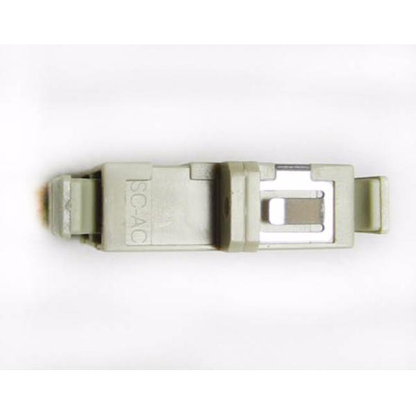 Beige Flange Sc-Sc Upc Fiber Optic Adapter For FTTX