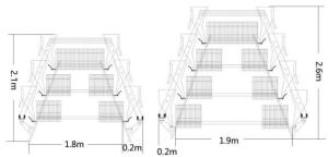 A Type Layer Rearing Broiler Chicken Cage System Fully Automated