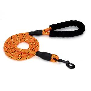 5FT Braided Nylon Dog Leash Soft Strong Dog Leads 48 Strands