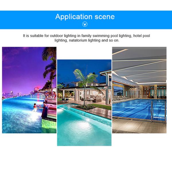 18W Par 56 LED Pool Light , RGB 12V Led Swimming Pool Light Fixture Remote Controller