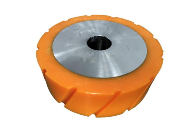 Quality Customized Polyurethane Covered Wheels 90 A Shore Hardness PU Wheel for sale