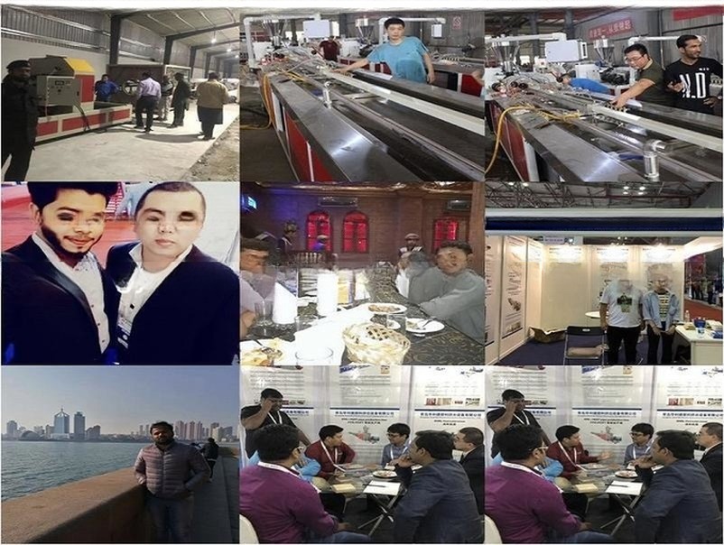 PVC/PP/PE Profile Plastic Making Machine Production Line