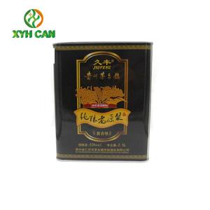 Rectangular Tin Containers Eco-Friendly Food Grade 5l Olive Oil Printed Tin Boxes